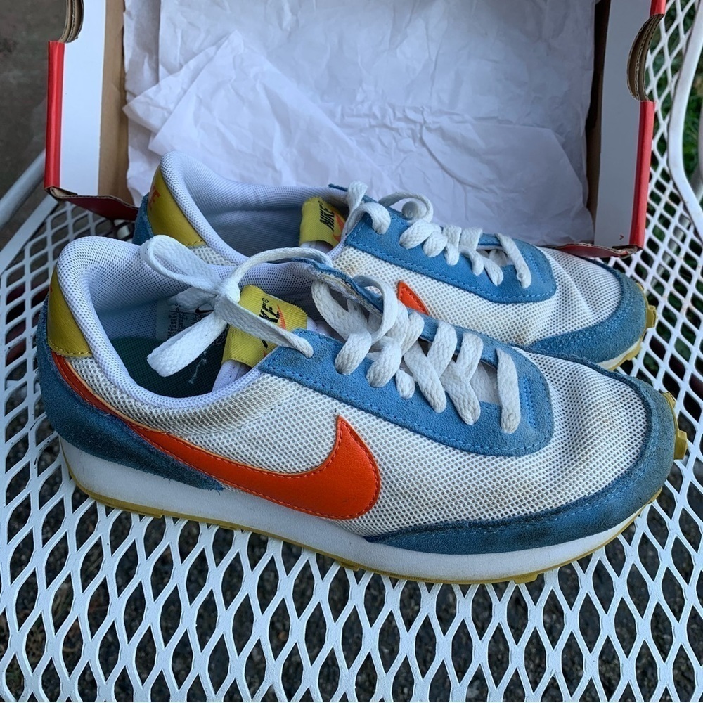 Nike Daybreak Womens Size 6 University Blue Orange Shoes Sneakers DM8330-400 - Picture 5 of 12